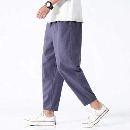Catania Linen Cropped Pants