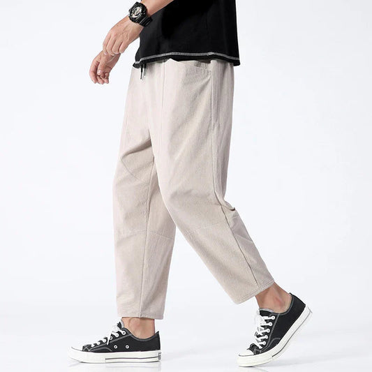 Catania Linen Cropped Pants